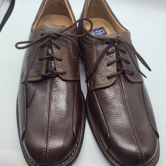 Nunn Bush Comfort Oxford Men’s Size 11M Brown Tumbled Leather Sheepskin Lining - Picture 4 of 8